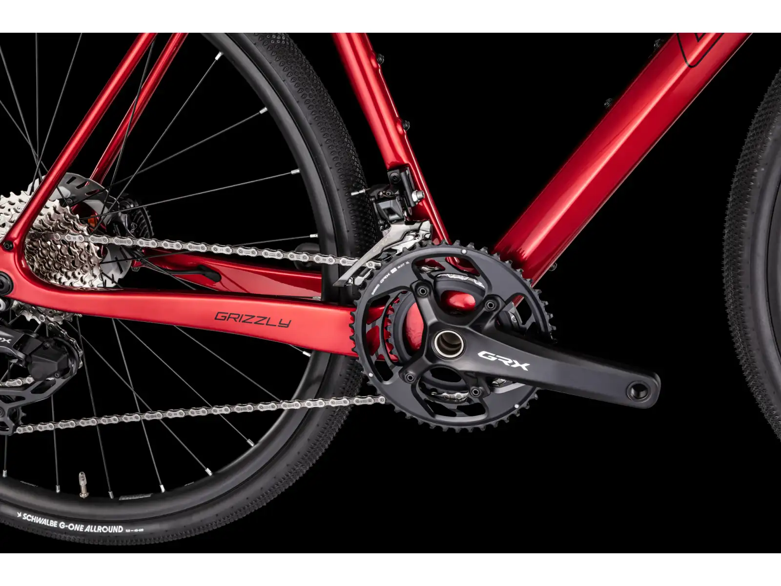 4Ever Grizzly Race Gravelbike Flame red