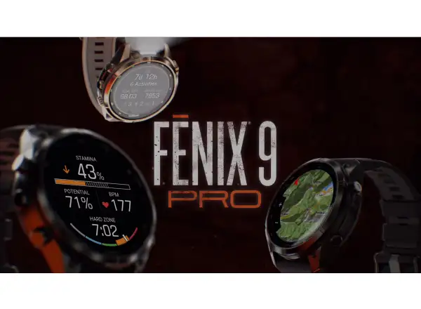 Garmin Fénix 9 Pro inReach 51 mm Smartwatch Carbon gray DLC Titanium Black/Pebble gray