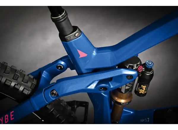 Haibike Hybe 11 Blau/Magenta/Rosa vollgefedertes Elektrofahrrad