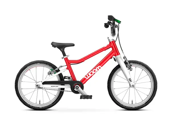 Woom GO 3 Red 16 Kinderfahrrad
