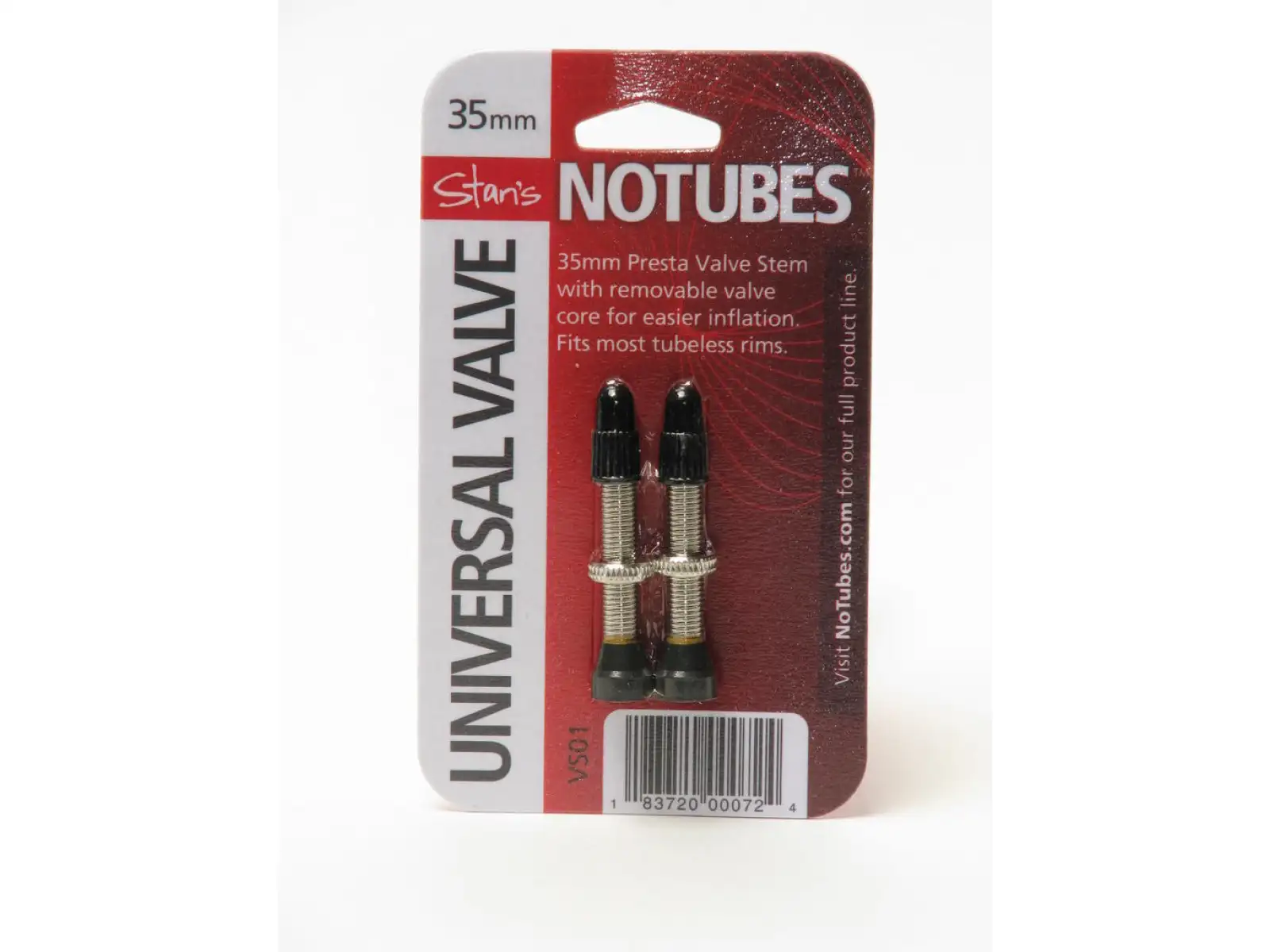 No Tubes Universal Tubeless Ventile 35mm - Paar