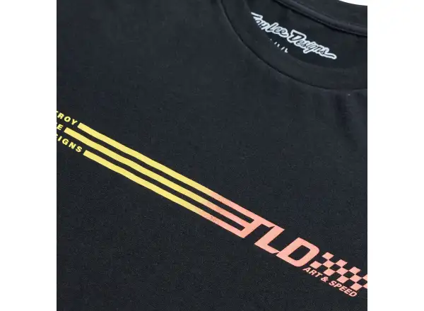 Troy Lee Designs Stripes Herren T-Shirt kurzer Ärmel Black