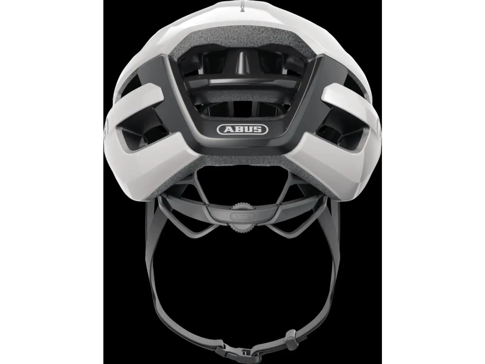 Abus PowerDome Straßenhelm Shiny White