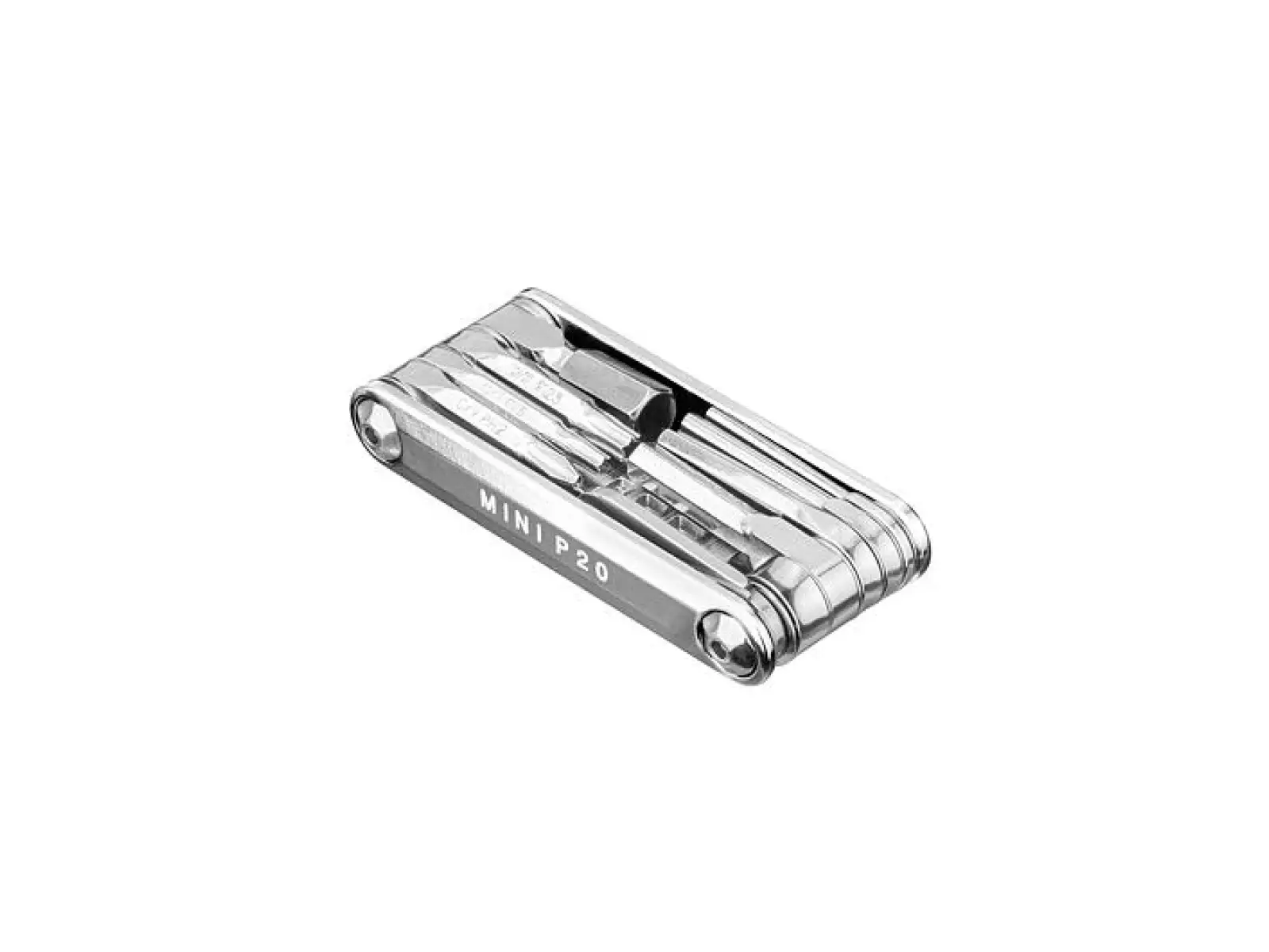 Topeak Mini P20 Multitool mit 20 Funktionen Silber