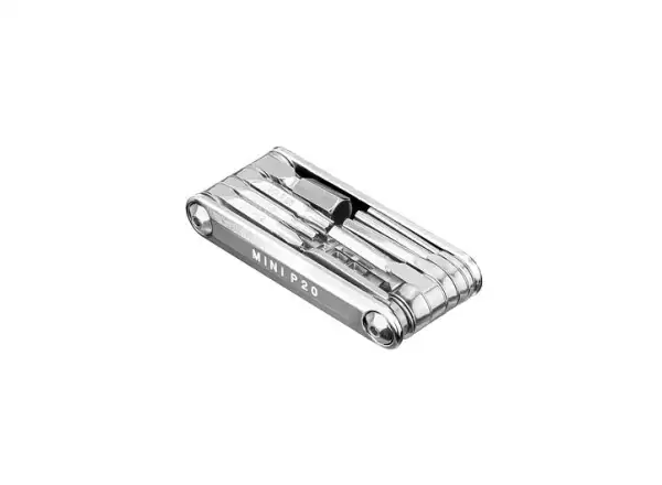 Topeak Mini P20 Multitool mit 20 Funktionen Silber