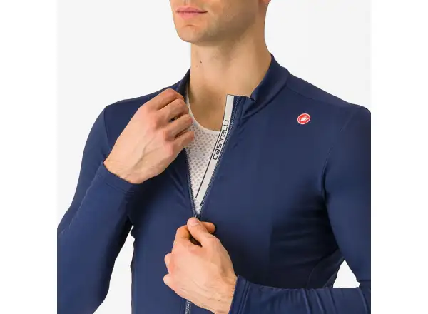 Castelli Espresso Thermal Herrentrikot belgischblau.