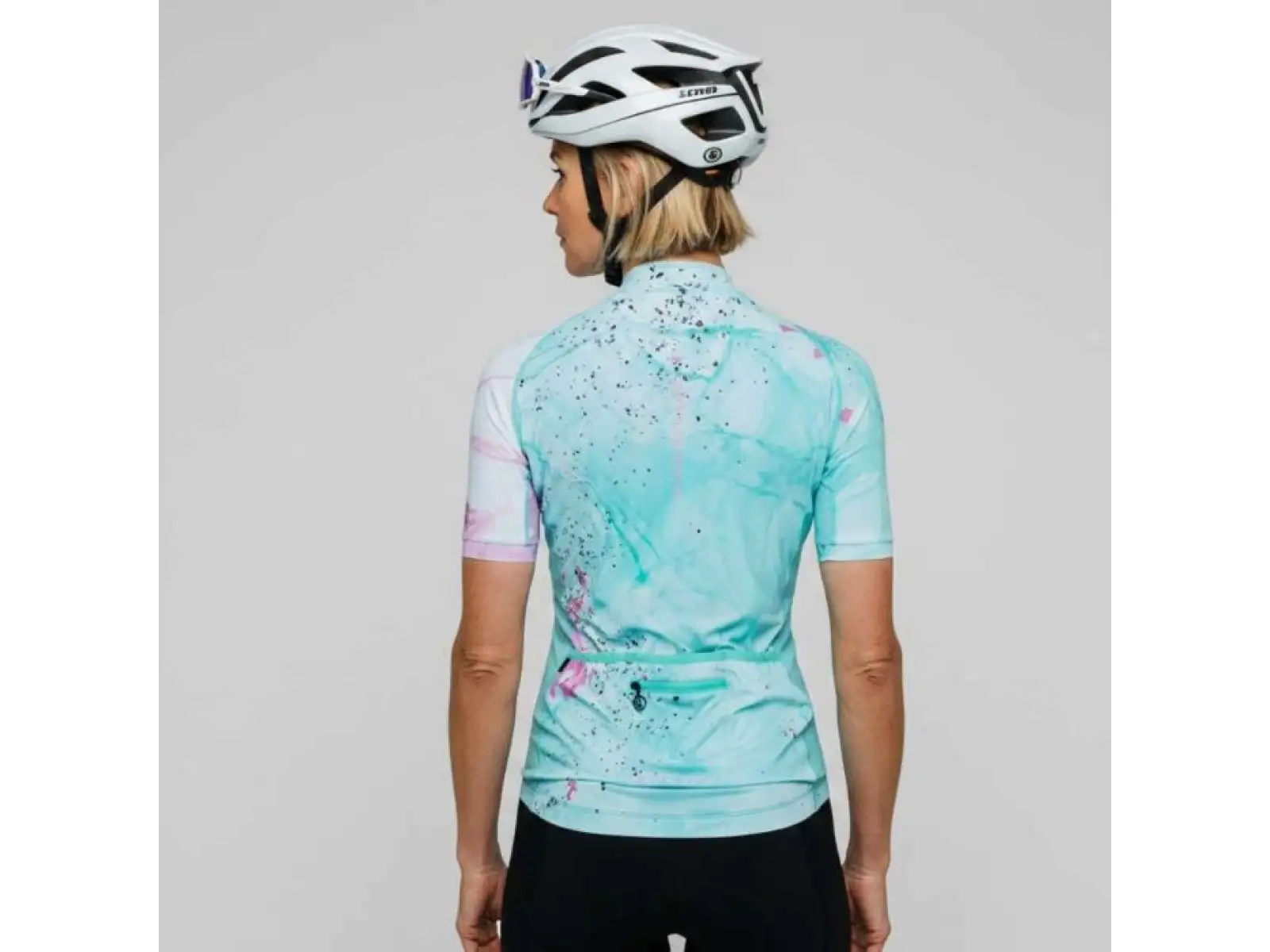 Silvini Calnia Damen-Trikot Kurzarm Cloud/Ocean
