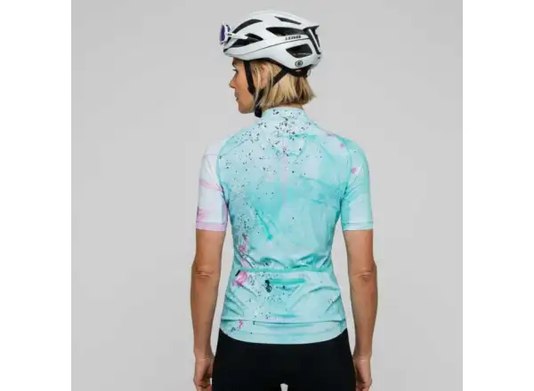 Silvini Calnia Damen-Trikot Kurzarm Cloud/Ocean