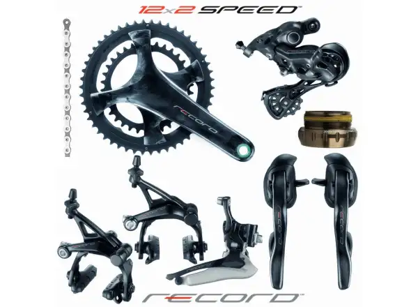 Campagnolo Record 12x2 Gruppe ohne Kassette