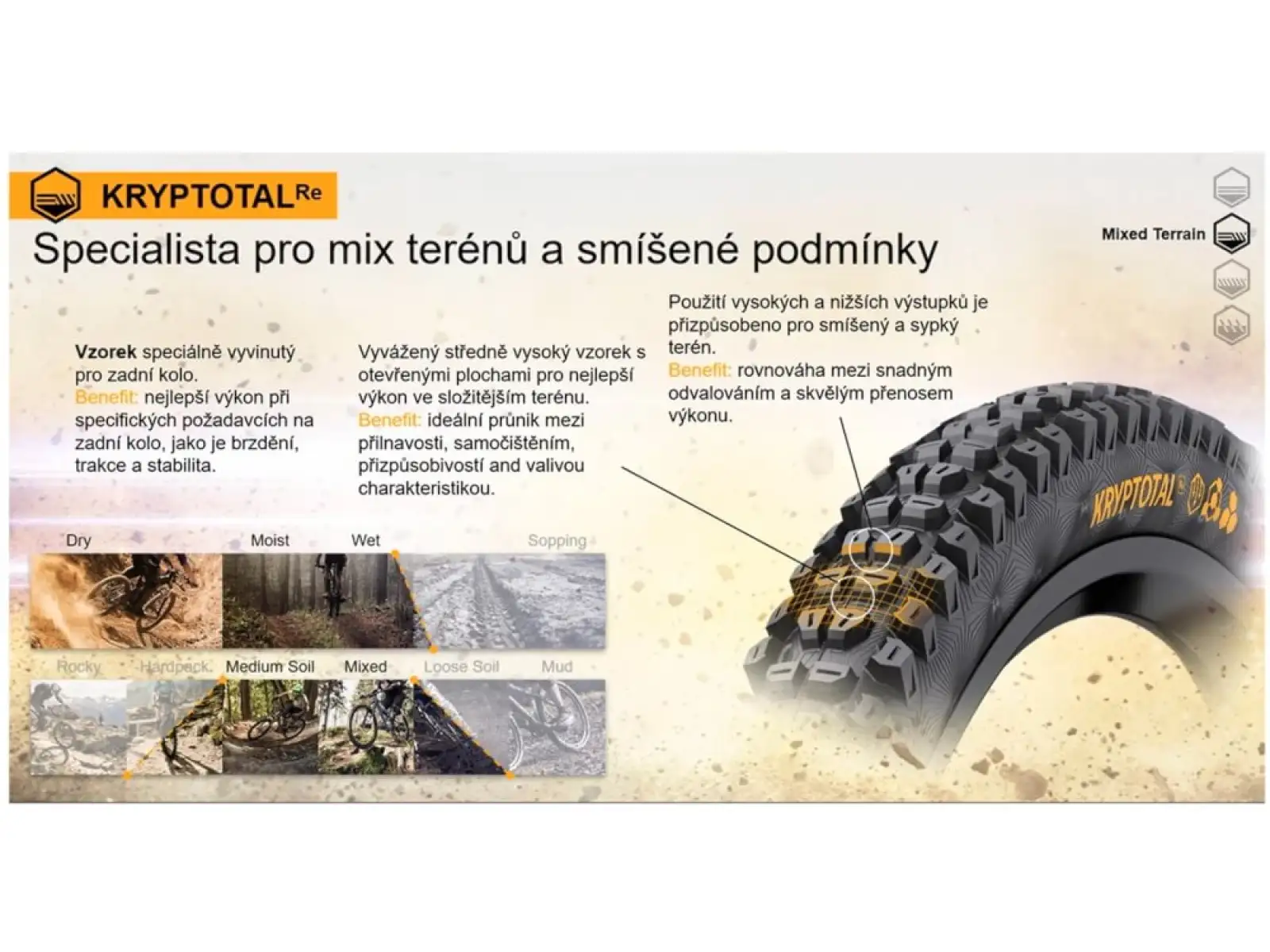 Continental Kryptotal DH Soft 29x2,40" TLR E-25 MTB Reifen Kevlar hinten schwarz 2022