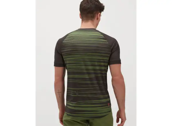 Silvini Gallo Herrentrikot mit kurzen Ärmeln in Garden/Olive.