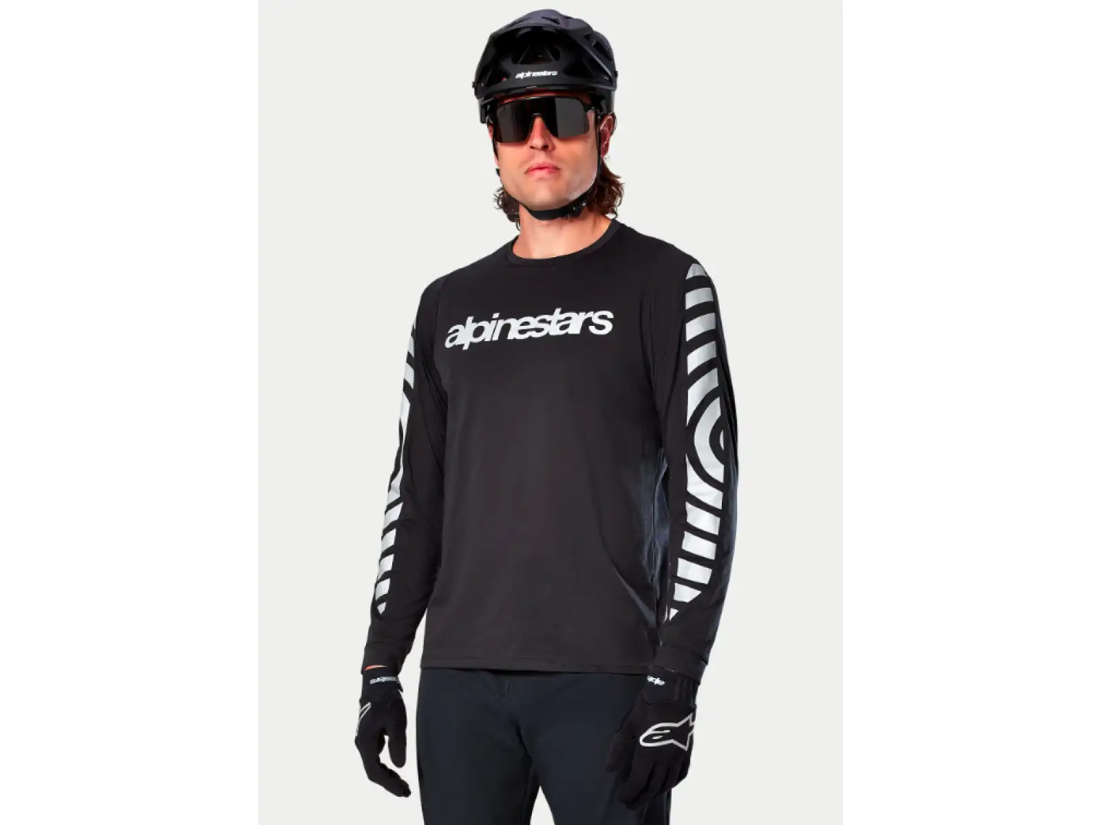 Alpinestars A-Dura Dri Oscar Herrentrikot Langarm Black Reflective