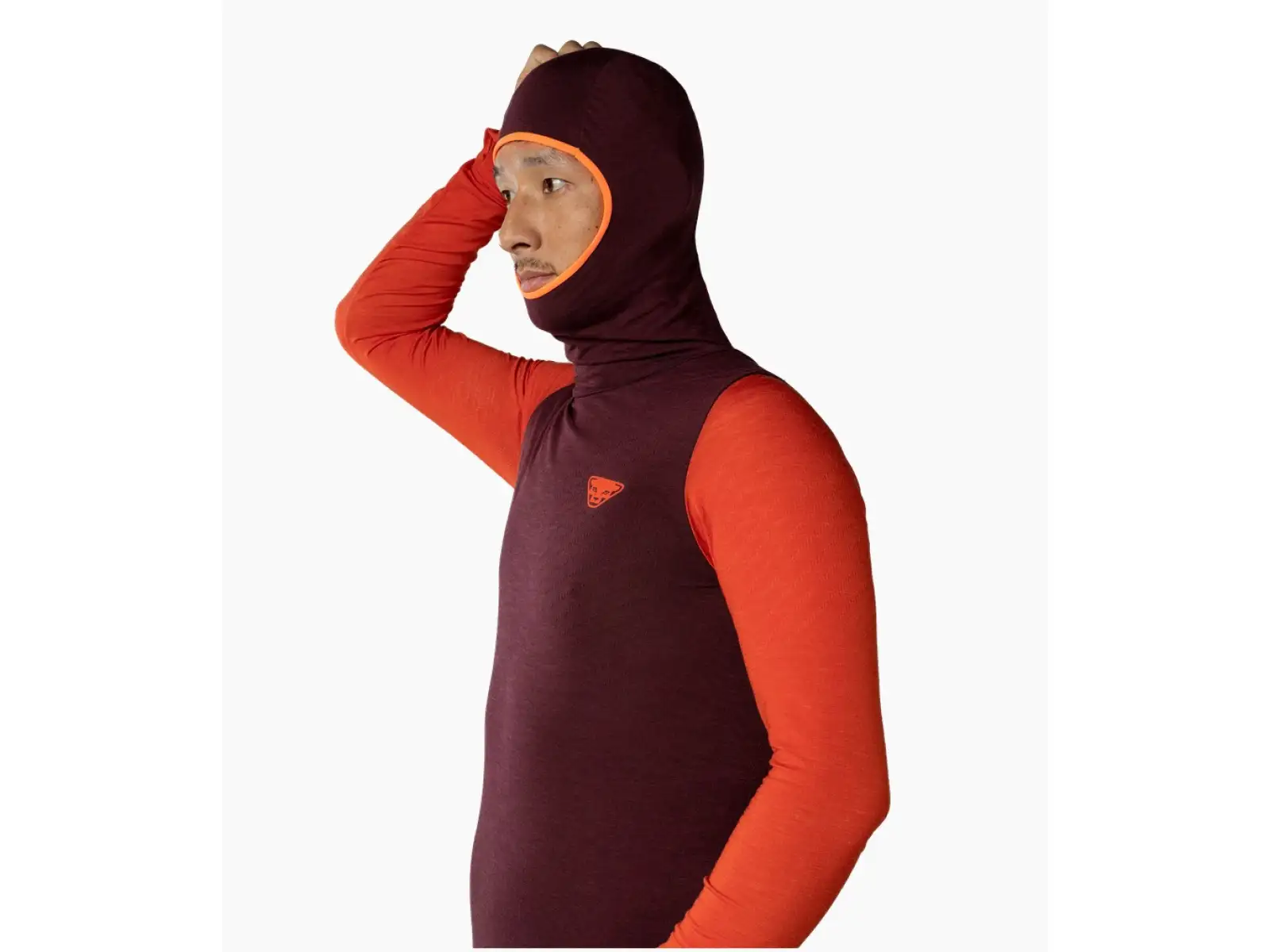 Dynafit Tigard Merino Kapuzen-Shirt für Herren, langärmliges Shirt, Blaubeere
