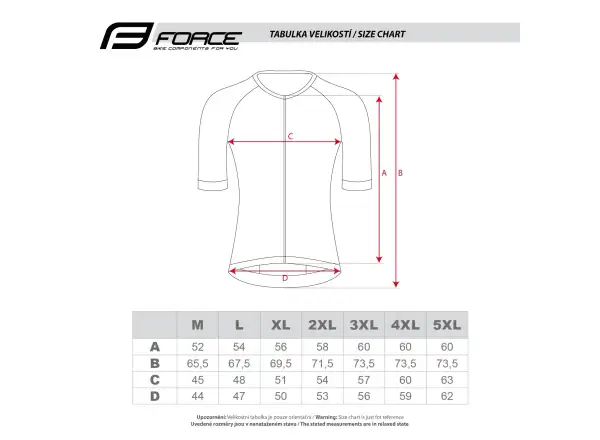 Force Sway Herren-Trikot Kurzarm Fluo