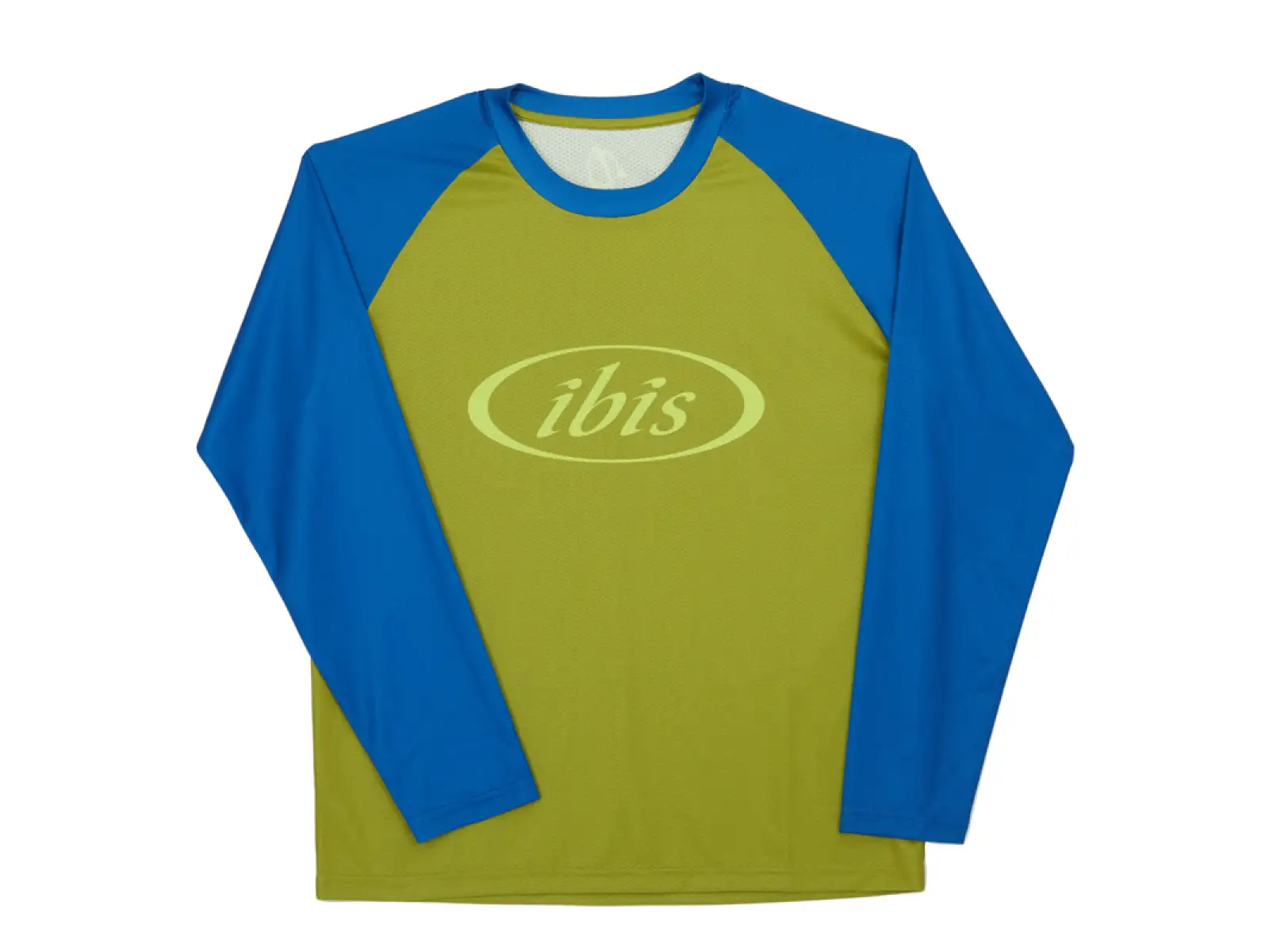 Ibis Trail Herrentrikot Langarm Grün/Blau