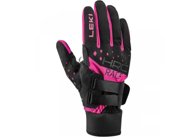 Leki HRC Race Shark Langlaufhandschuhe Black/Pink