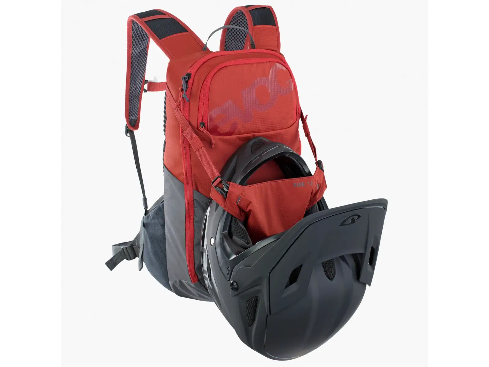 Evoc Ride 12 Rucksack 12 l chili red/carbon grey
