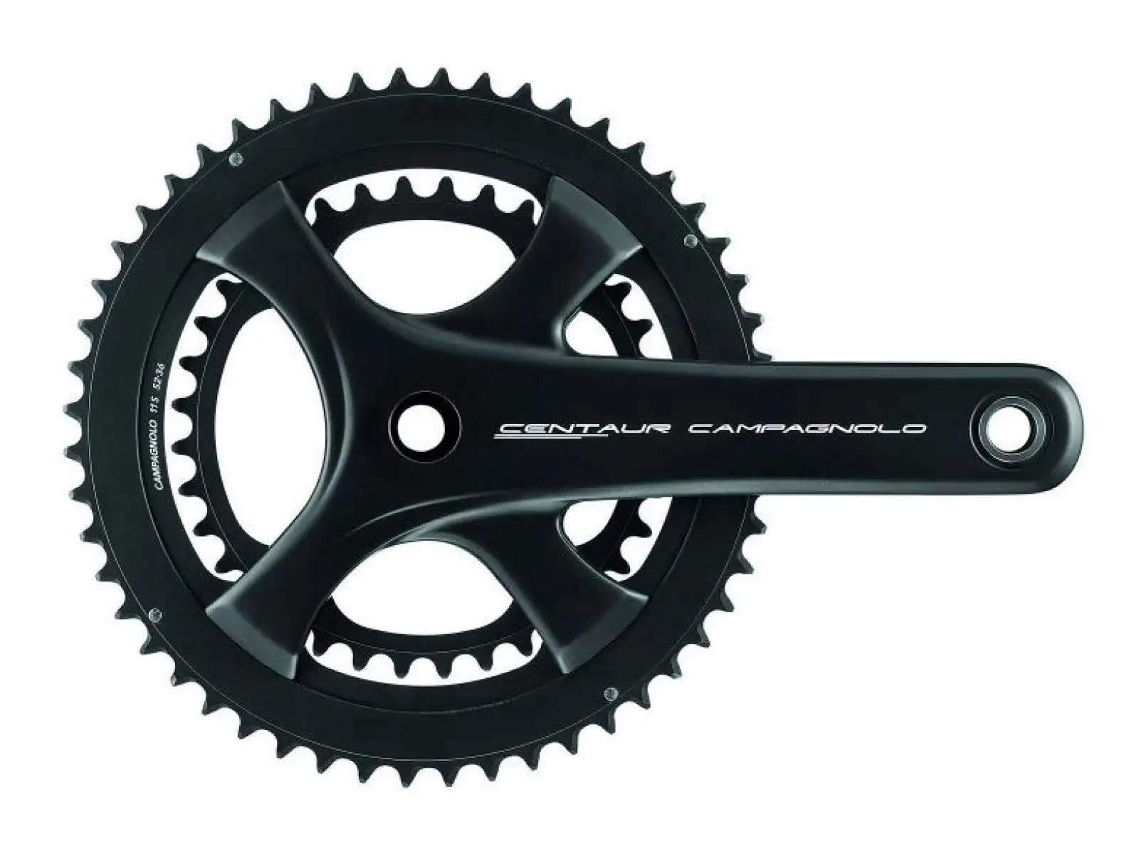 Campagnolo Centaur Ultra Torque Kurbeln 172,5 mm, 52/36 Zähne Schwarz