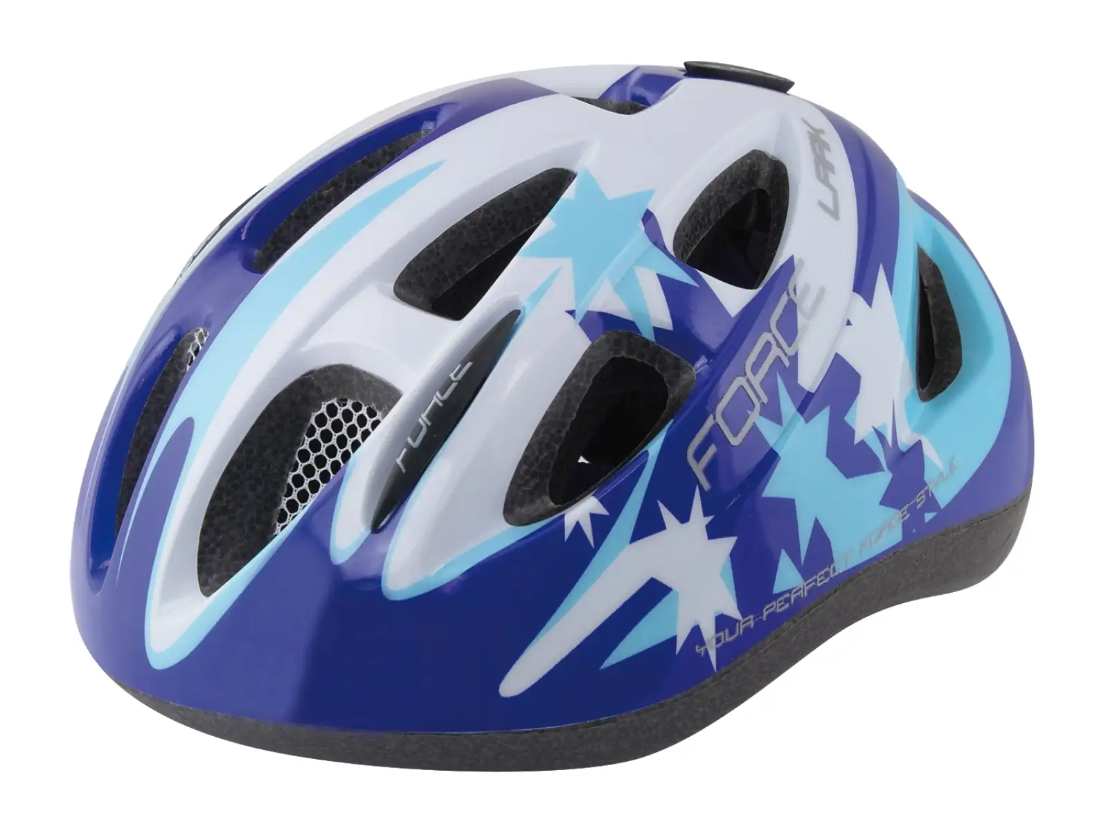 Force Lark Kinderhelm blau/weiß
