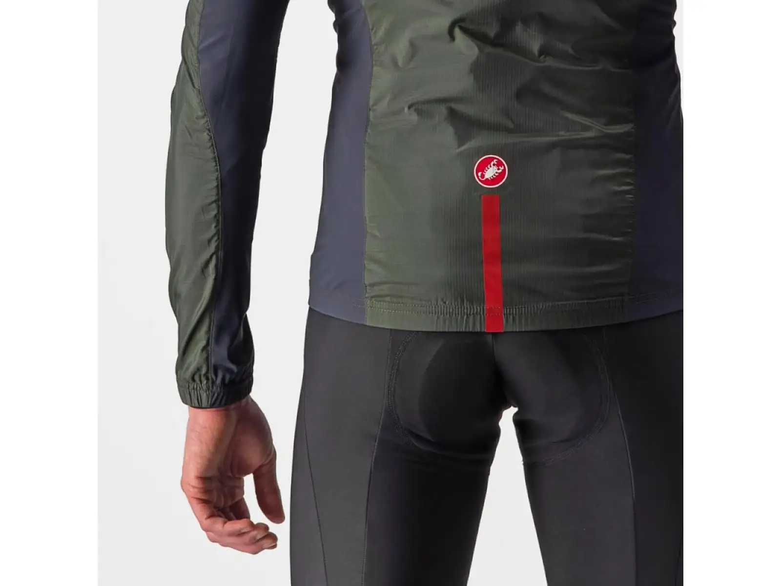 Castelli Squadra Stretch Herrenjacke military green/gray