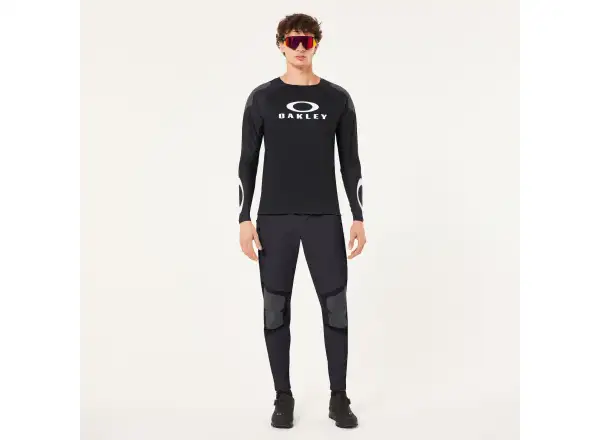 Oakley Seeker Edge Herren Loose-Trikot Langarm Blackout