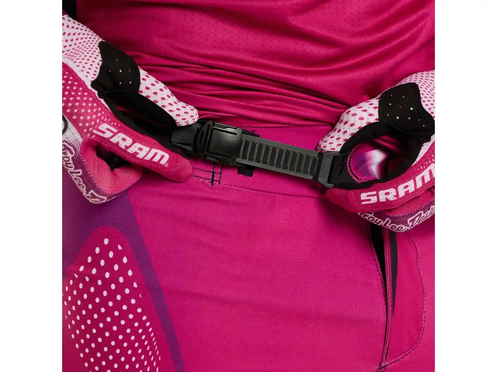 Troy Lee Designs x SRAM Sprint Herren Hosen Radioscape Fuchsia