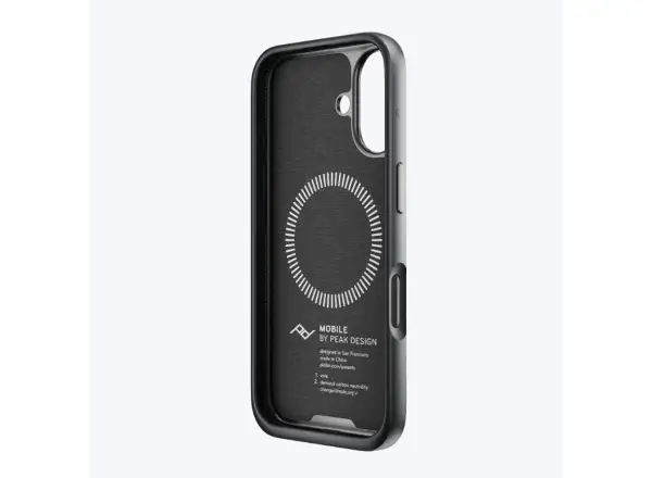 Peak Design Mobile Everyday Fabric Case iPhone 16 Hülle für Mobiltelefon Kohle