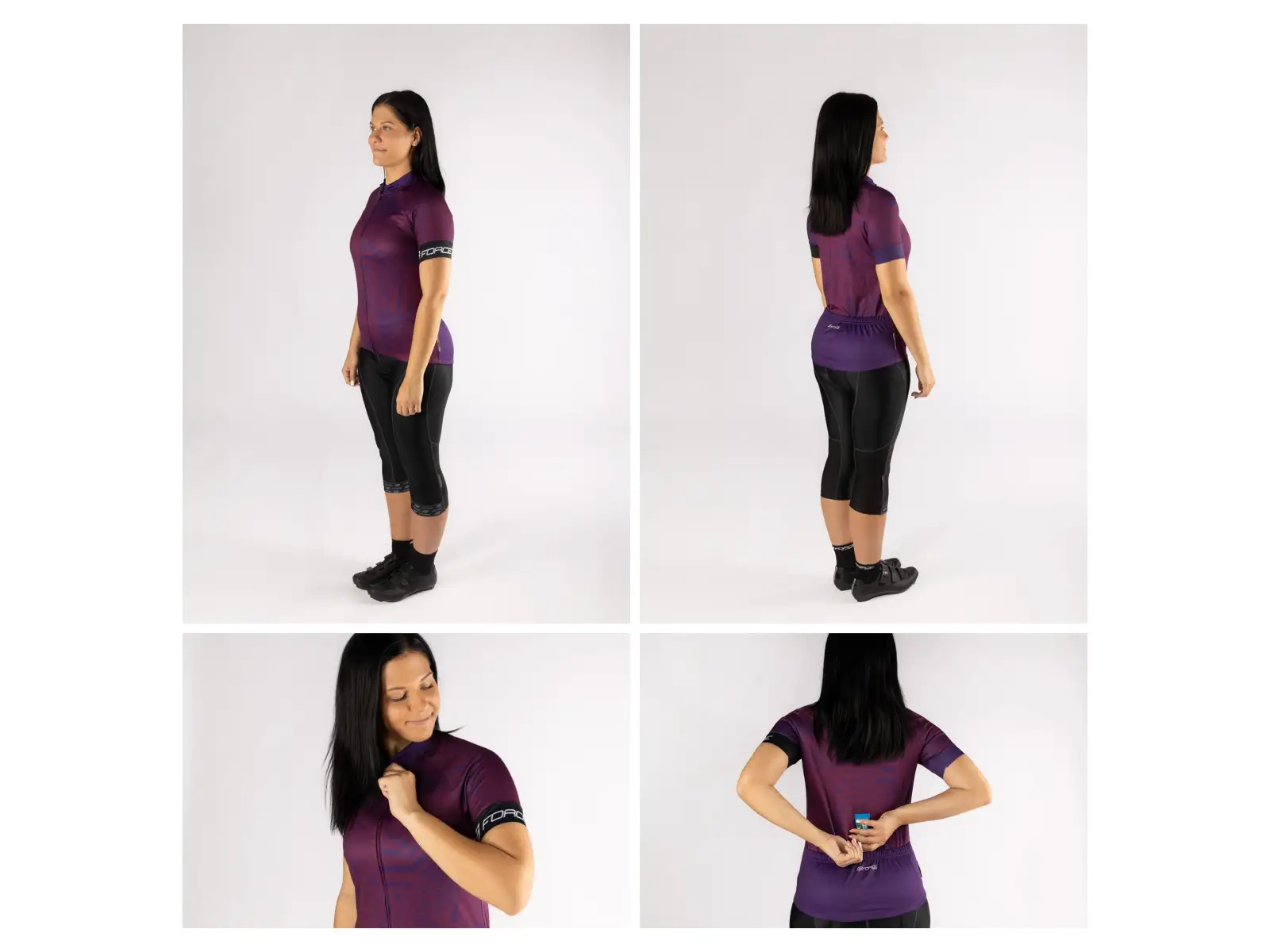 Force Shard Lady Damen Kurzarmtrikot lila