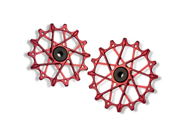 Garbaruk Schaltwerkröllchen für Sram Transmision 14+16z rot