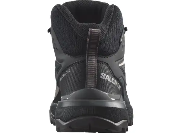 Salomon X Ultra 360 MID GTX Damen Wanderschuhe Black/Plum Kitten/Shale