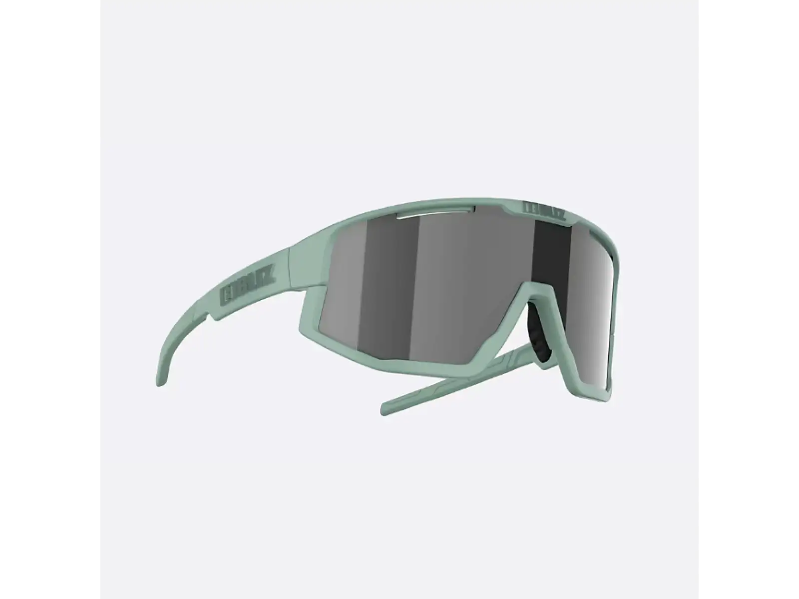 Bliz Fusion Sonnenbrille – Matt Grün mit Smoke Silver Look