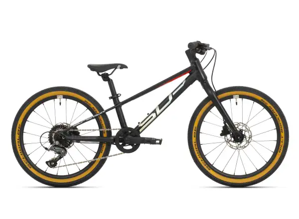 Superior Team 20 Matte Black/Hologram Chrome/Team Red Kinder Mountainbike