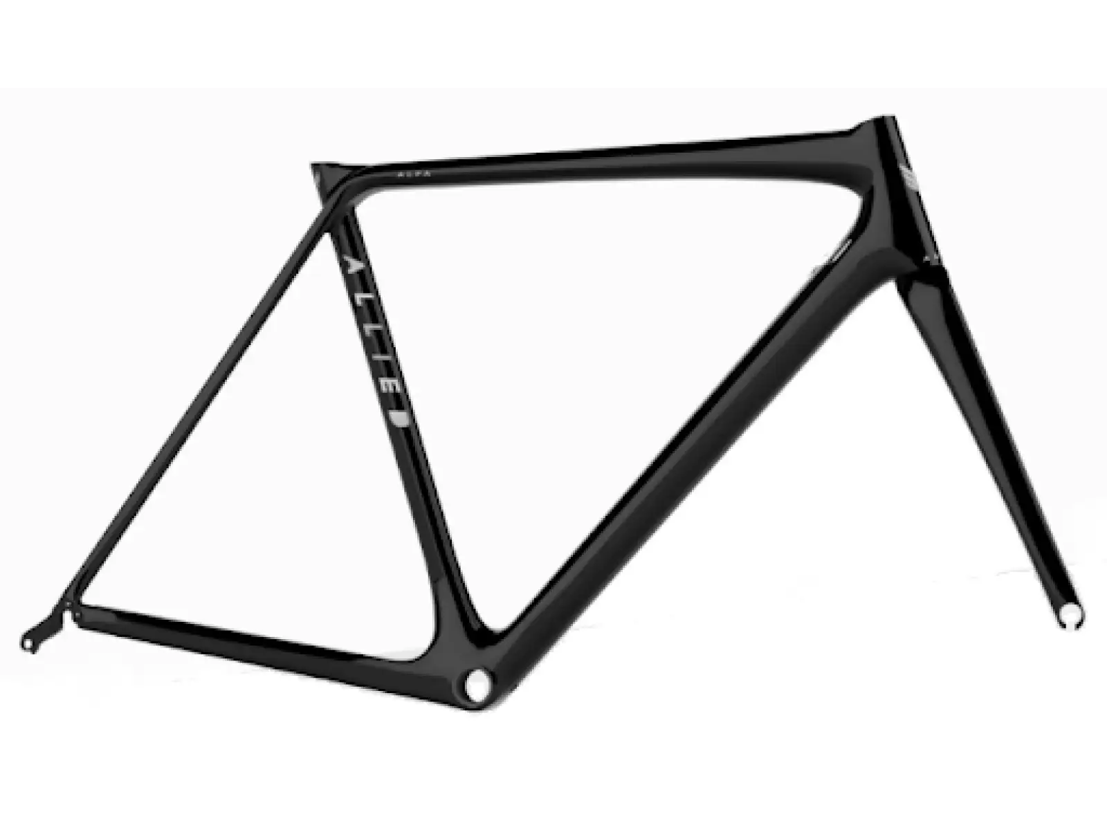 Allied Cycle Works Alfa Disc Rennrad-Rahmenset Schwarz