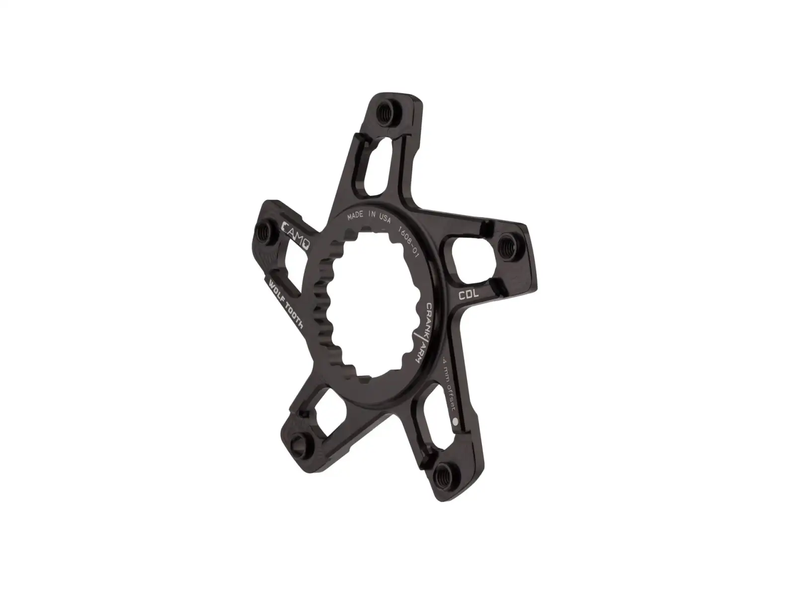 Wolf Tooth Camo Spider M1 ist ein Direct-Mount Kettenblattträger für Cannondale Kurbeln