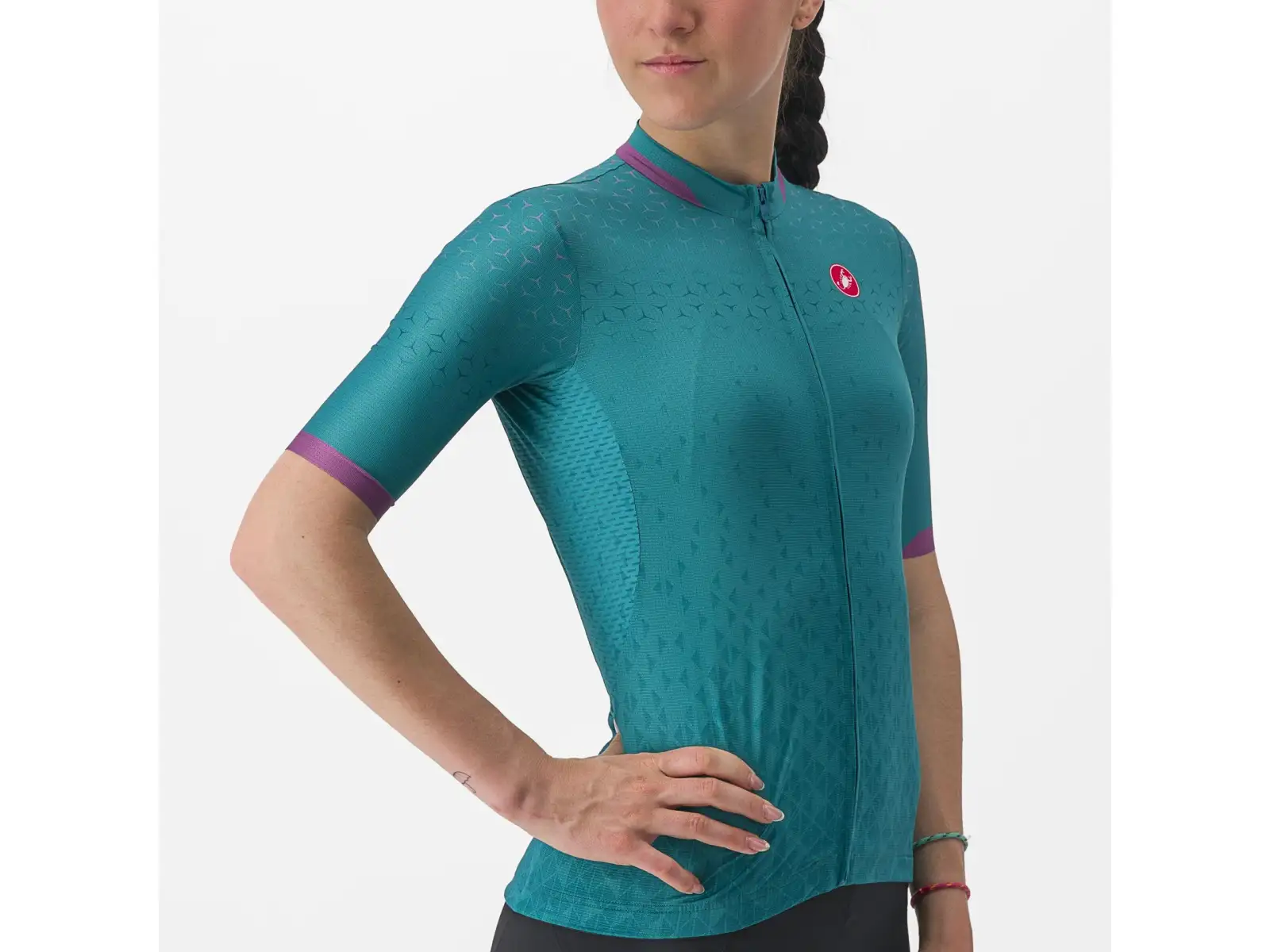 Castelli Pezzi Damen Kurzarmtrikot quetzal green