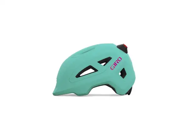 GIRO Scamp II LED Kinderhelm matt schreiendes Türkis