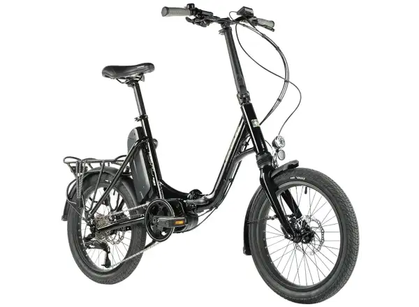 Leader Fox Harlan 20 faltbares Elektrofahrrad schwarz