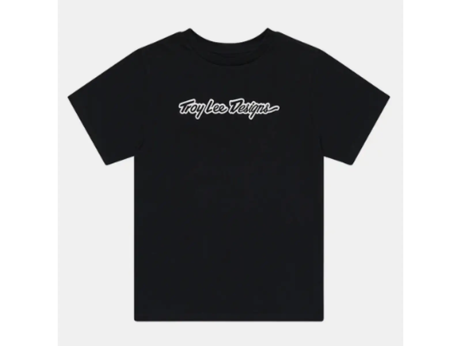 Troy Lee Designs Signature Damen T-Shirt Kurzarm Black
