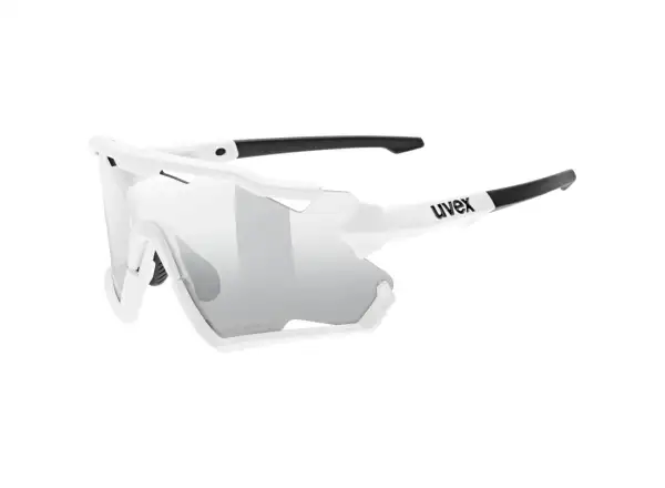 Uvex Sportstyle 228 Variomatic Fahrradbrille White Mat/LTM. Silver