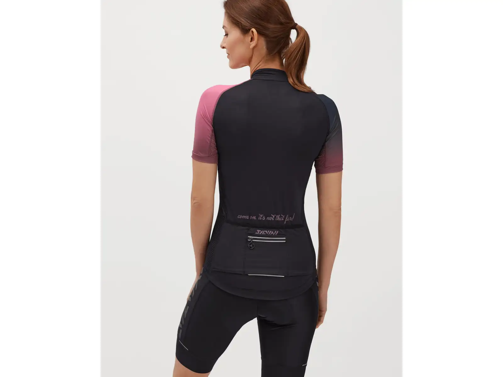 Silvini Mazzana Damen-Trikot kurzarm Black/Fuchsia