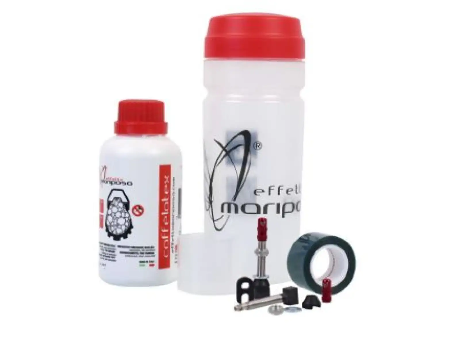 Effetto Mariposa Caffe Tubeless Kit L
Das Effetto Mariposa Caffe Tubeless Kit L.