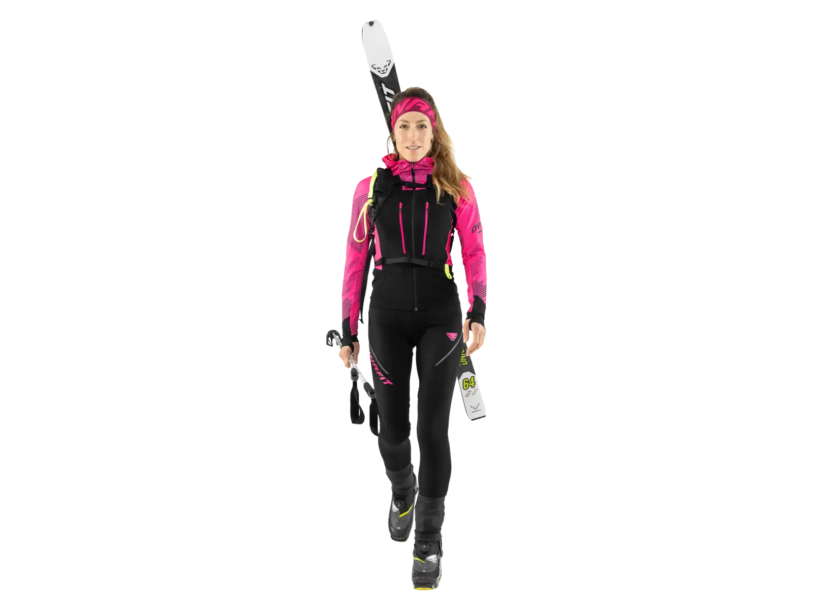 Dynafit Mezzalama Race Damen Skitourenjacke Pink Glo