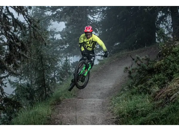 Silvini Cortino Herrentrikot Langarm Neon/Schwarz.