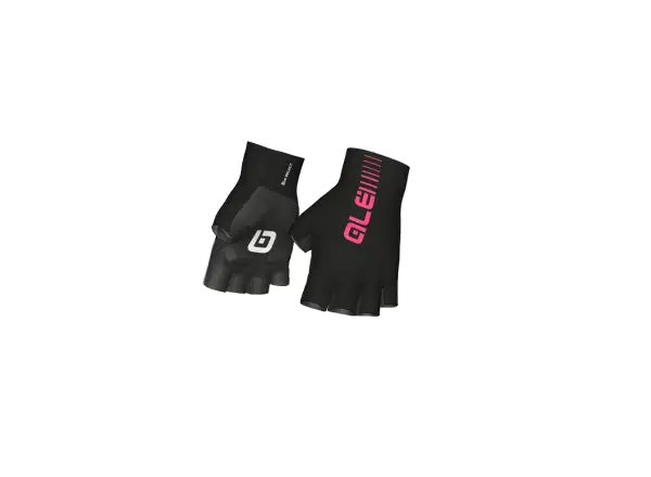 Alé Sunselect Crono Handschuhe Schwarz/Fluo Pink