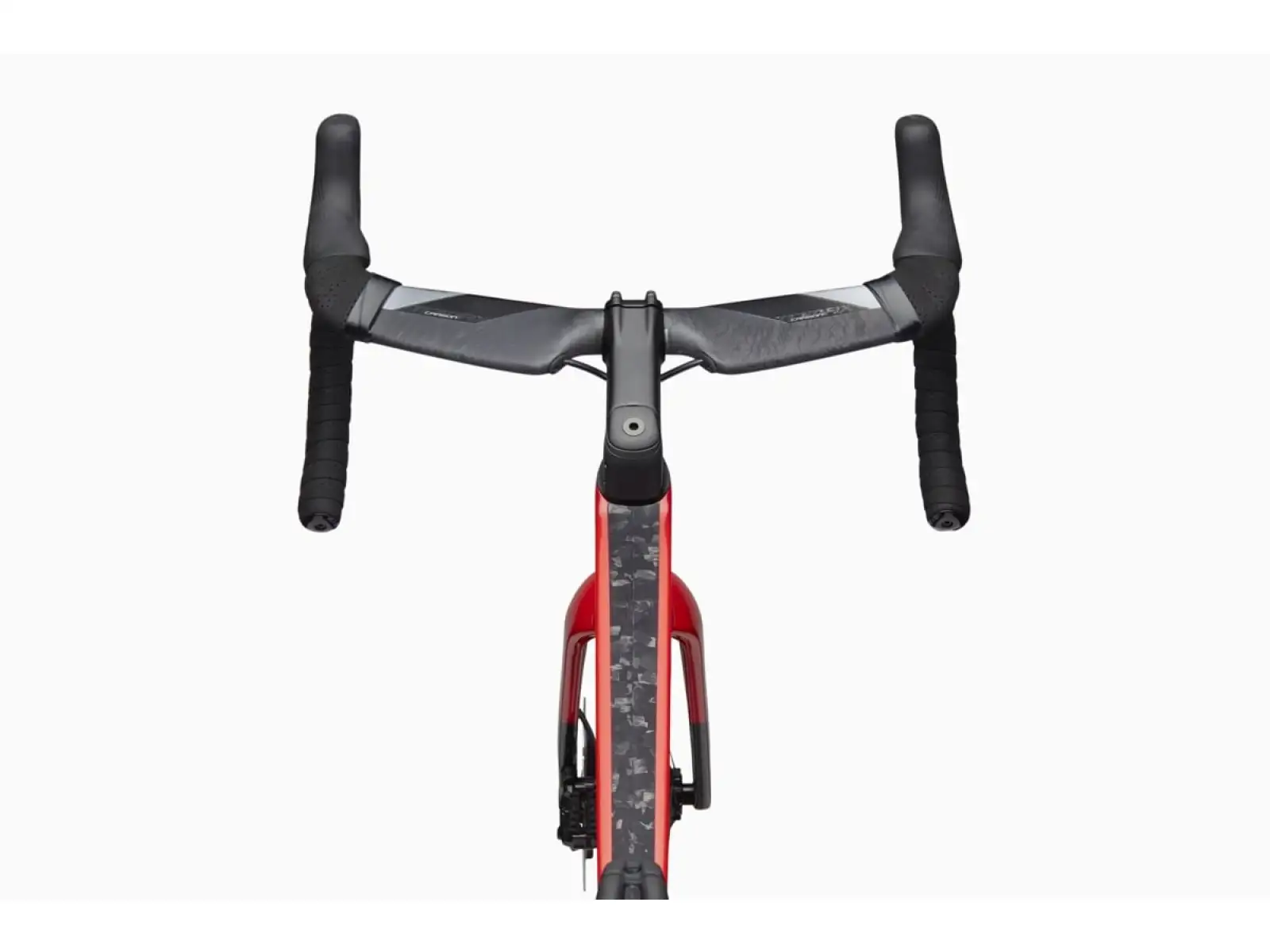Cannondale SuperSix Evo Hi-Mod 2 Rennrad in Rally Red-Farbe.