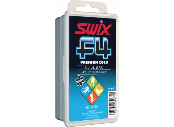 Swix F4 Gleitwachs Premium Cold 60 g
