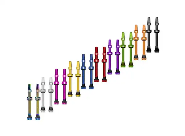 Muc Off Tubeless Presta Ventil-SET 44mm, 2 Stück, für Schlauchlose Reifen.