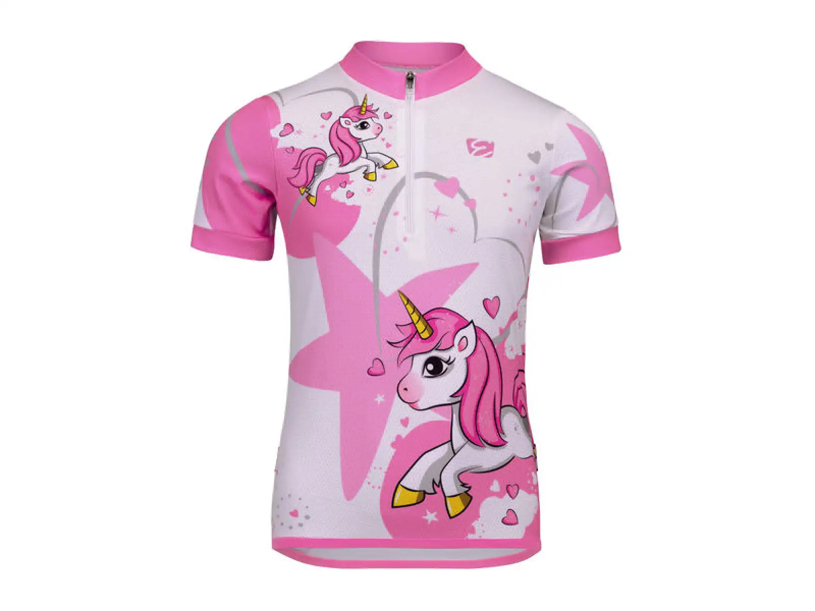 Etape Rio Kinder Kurzarmtrikot weiß/rosa
