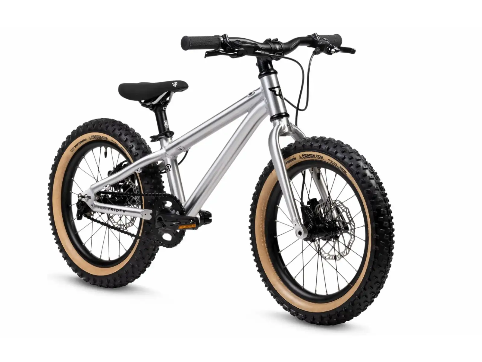 Early Rider Hellion 16 Kinderfahrrad Gebürstetes Aluminium