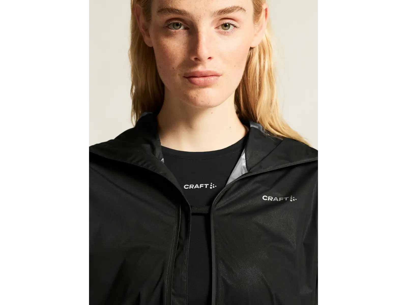 CRAFT PRO Hydro Lightweight Damen Laufjackeschwarz